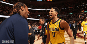Tyrese Haliburton Bikin Cavs Gigit Jari di Gim 2 (1)